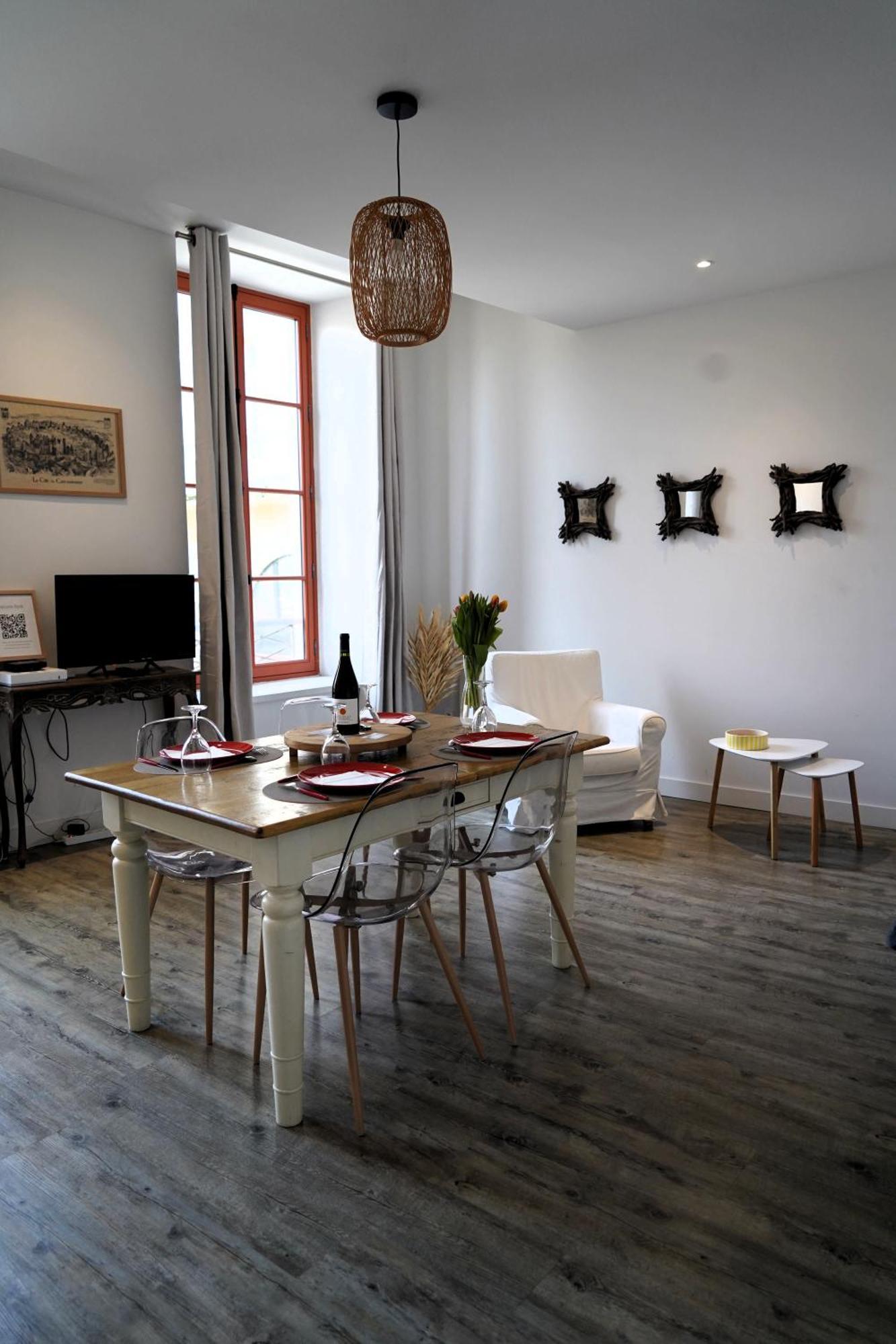 La Magie De Carnot Meuble De Tourisme 3 Etoiles Apartment Carcassonne Bagian luar foto